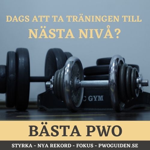 Bästa pre-workout - Bra PWO pulver